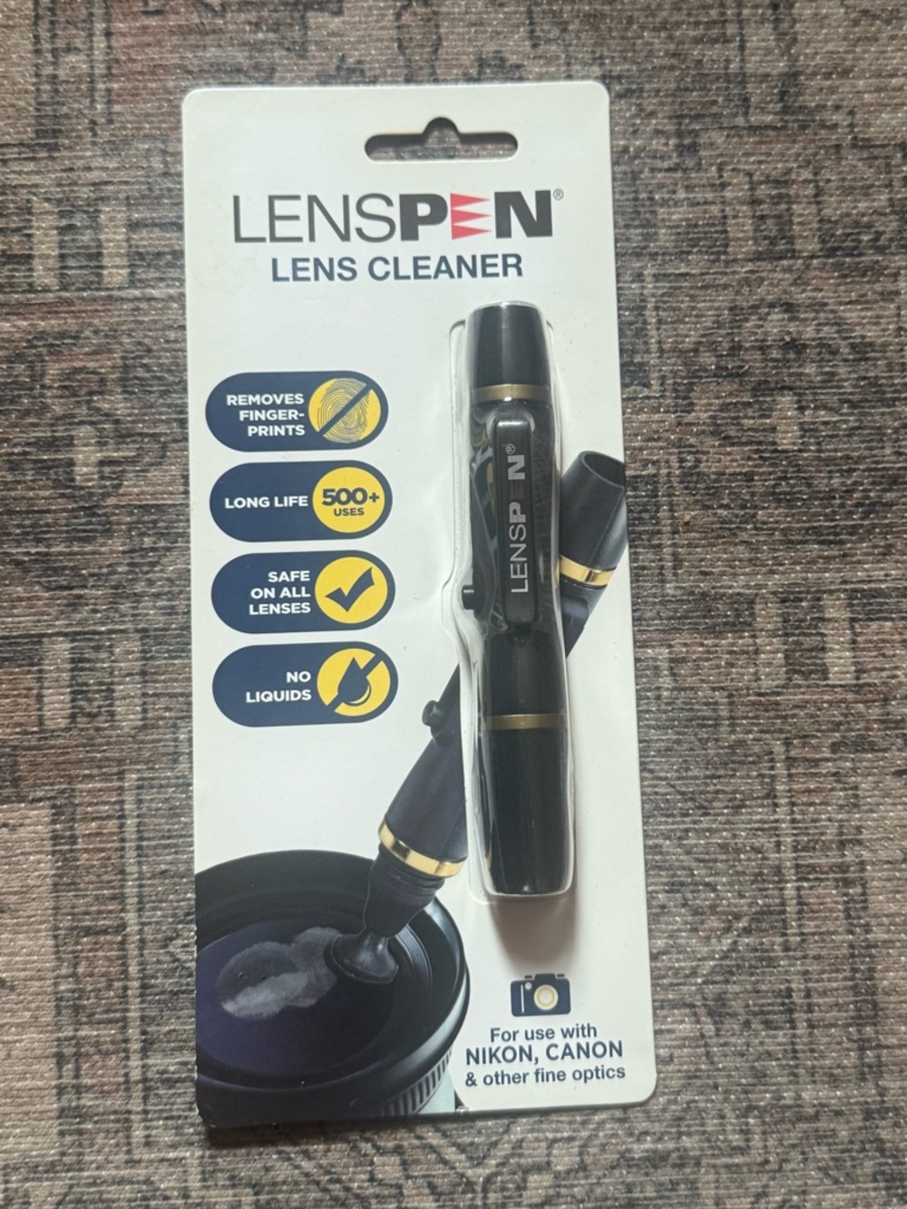 Lens Cleaner (Black) – Lenspen Professional Optical Cleaner